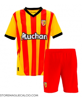 RC Lens Maglia Gara Casa Repliche 2024-25 Bambino Maniche Corte